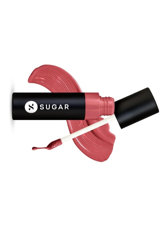 SUGAR Cosmetics Partner In Shine Transferproof Glossy Lipstick | Lasts upto 24hrs | Transferproof & Smudgeproof - 3ml - 06 Rouge Rueda - Image 3